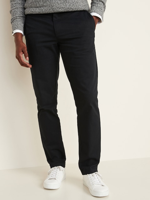 Chino Built-In Flex Ultimate, coupe étroite pour homme - Noir