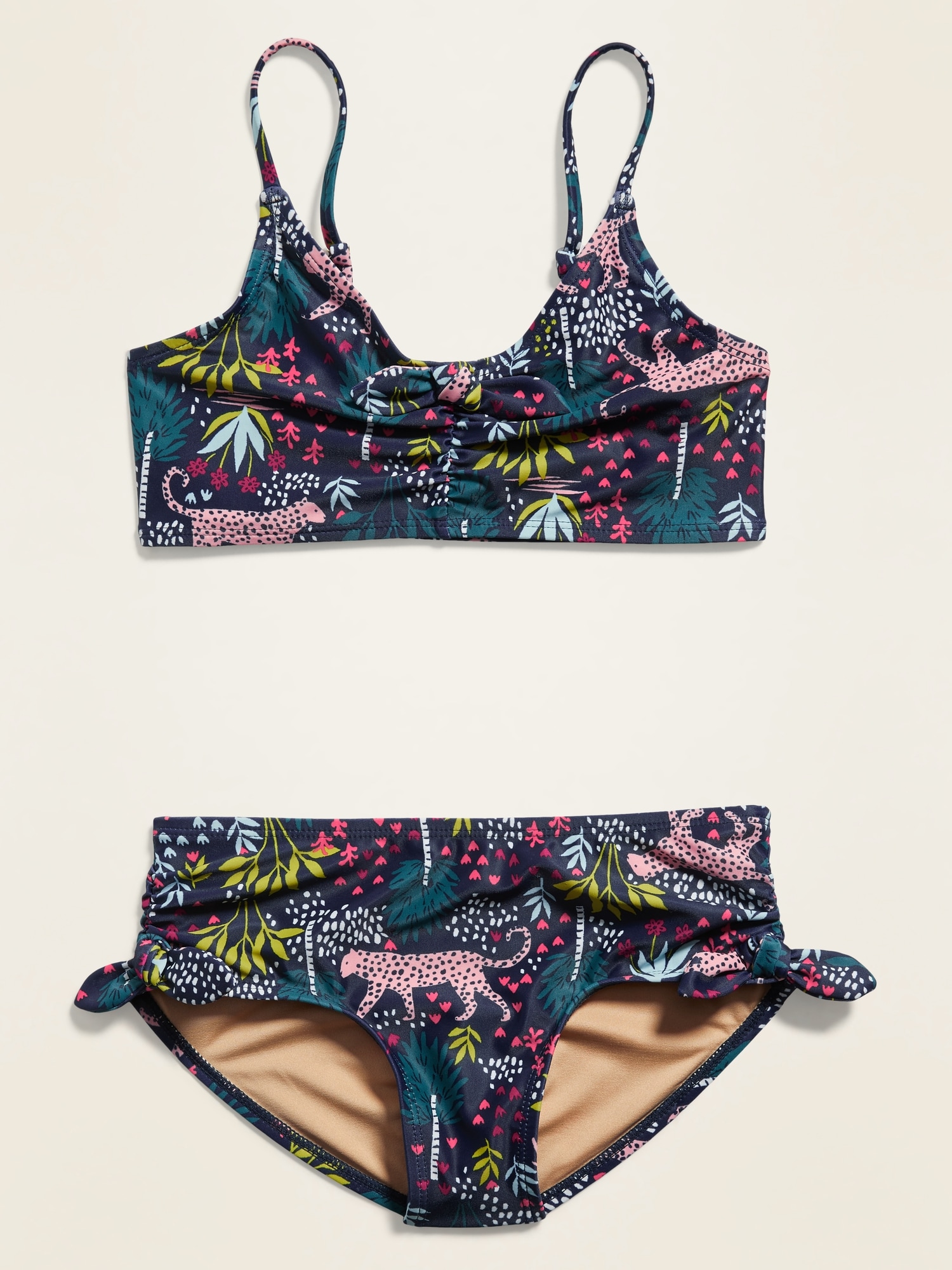 KI-8jcuD Swim Suits Women Waist Women'S Bikini Print Drawstring