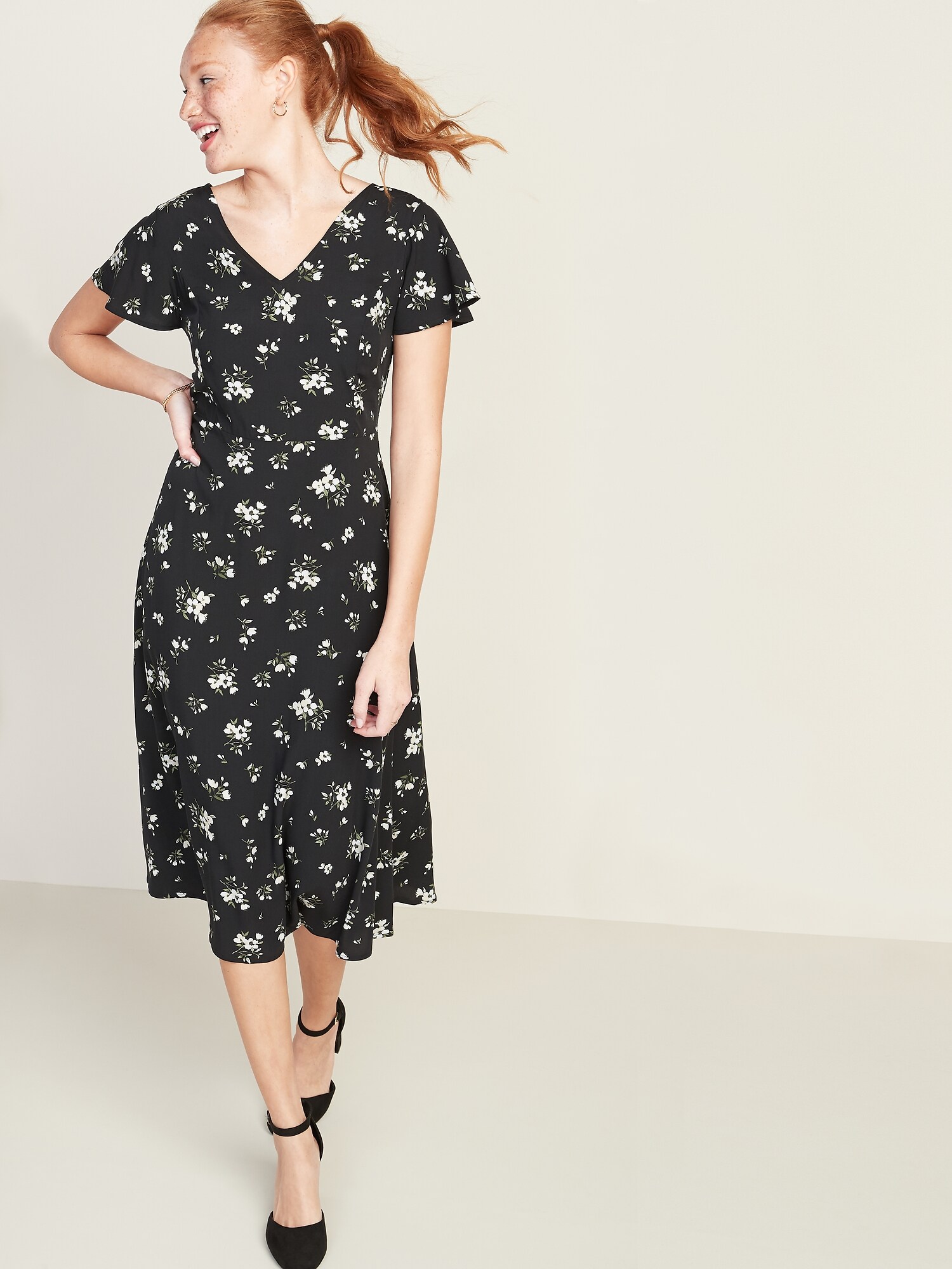old navy v neck dress