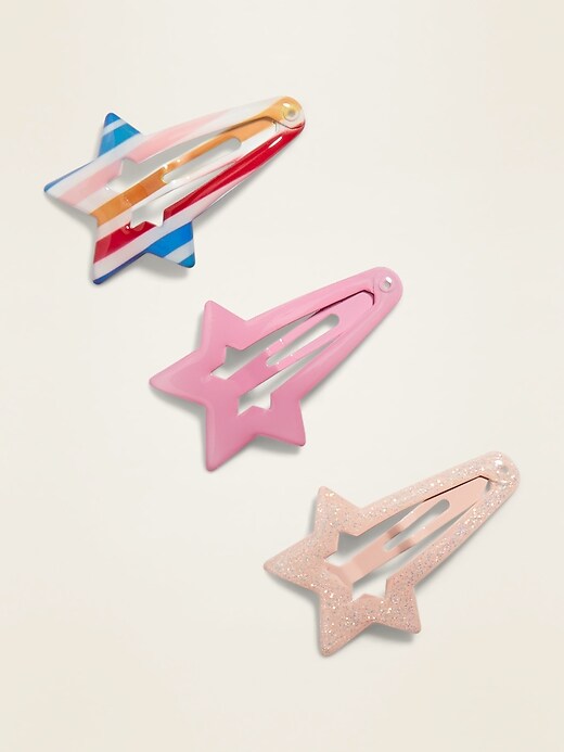 View large product image 1 of 1. Hair Clips 3-Pack for Girls