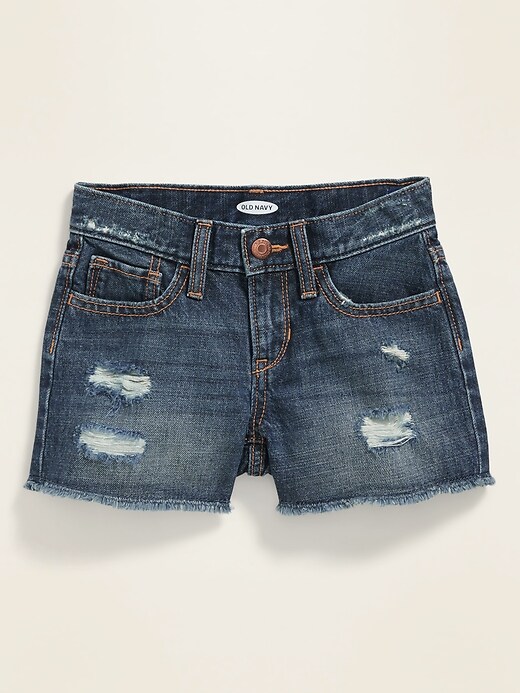 Distressed Jean Cut Offs for Girls Old Navy