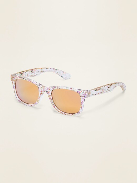 View large product image 1 of 1. Glitter-Frame Sunglasses for Toddler Girls