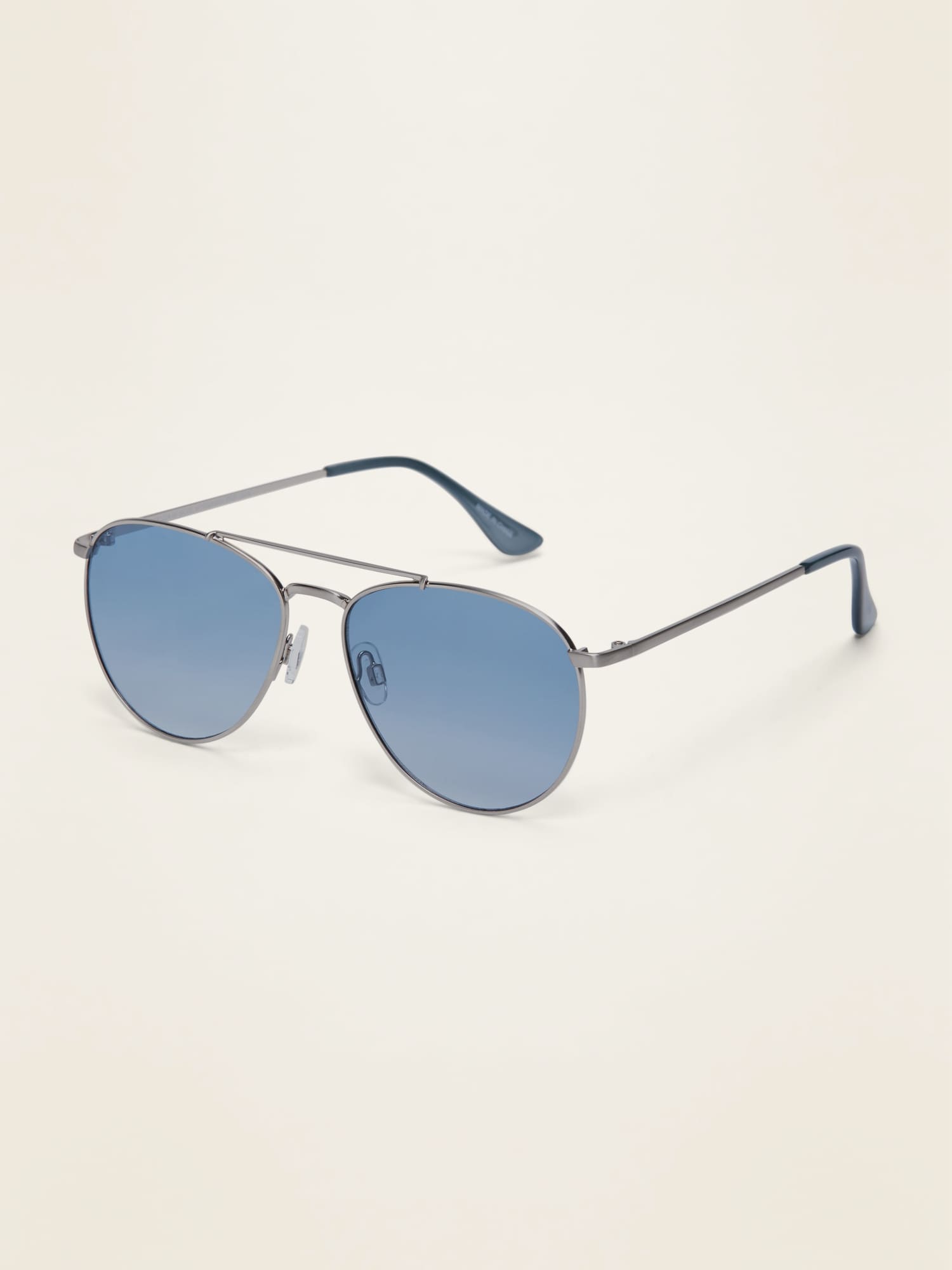 Navy blue shop aviator sunglasses