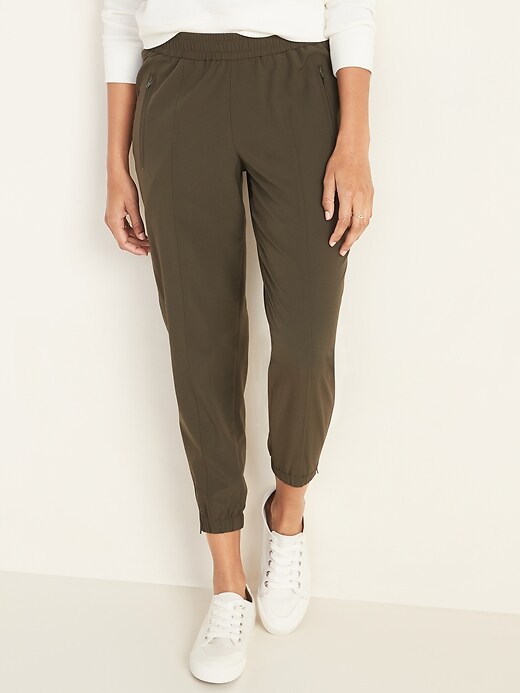 View large product image 1 of 2. Mid-Rise StretchTech Joggers for Women