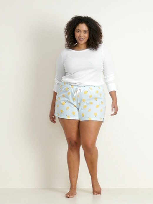 Plus size clearance pyjama shorts