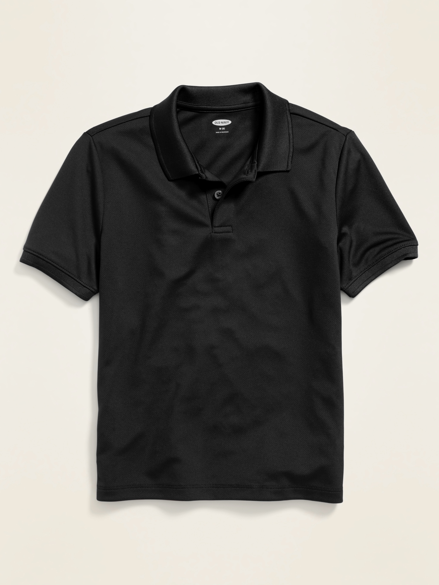 Boys moisture outlet wicking polo