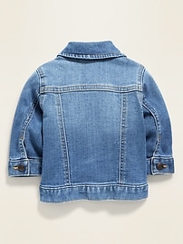 infant jean jacket with fur