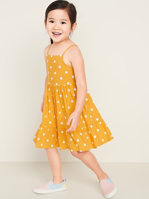 View large product image 1 of 1. Printed Tiered-Hem Cami Sundress for Toddler Girls