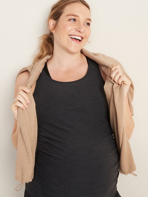 Image number 4 showing, Maternity Breathe ON Mesh-Back Tank Top