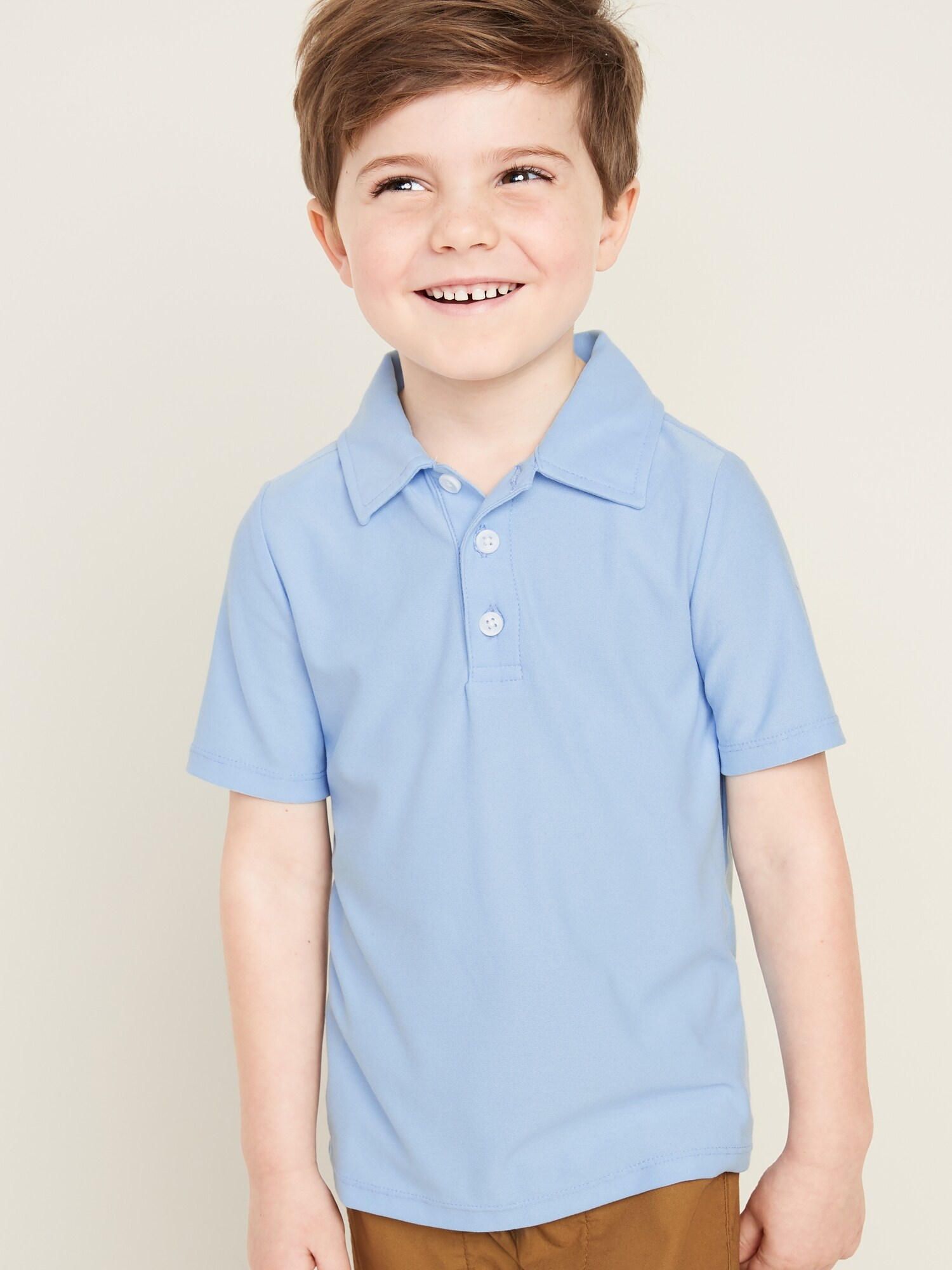 MoistureWicking Uniform Polo for Toddler Boys Old Navy