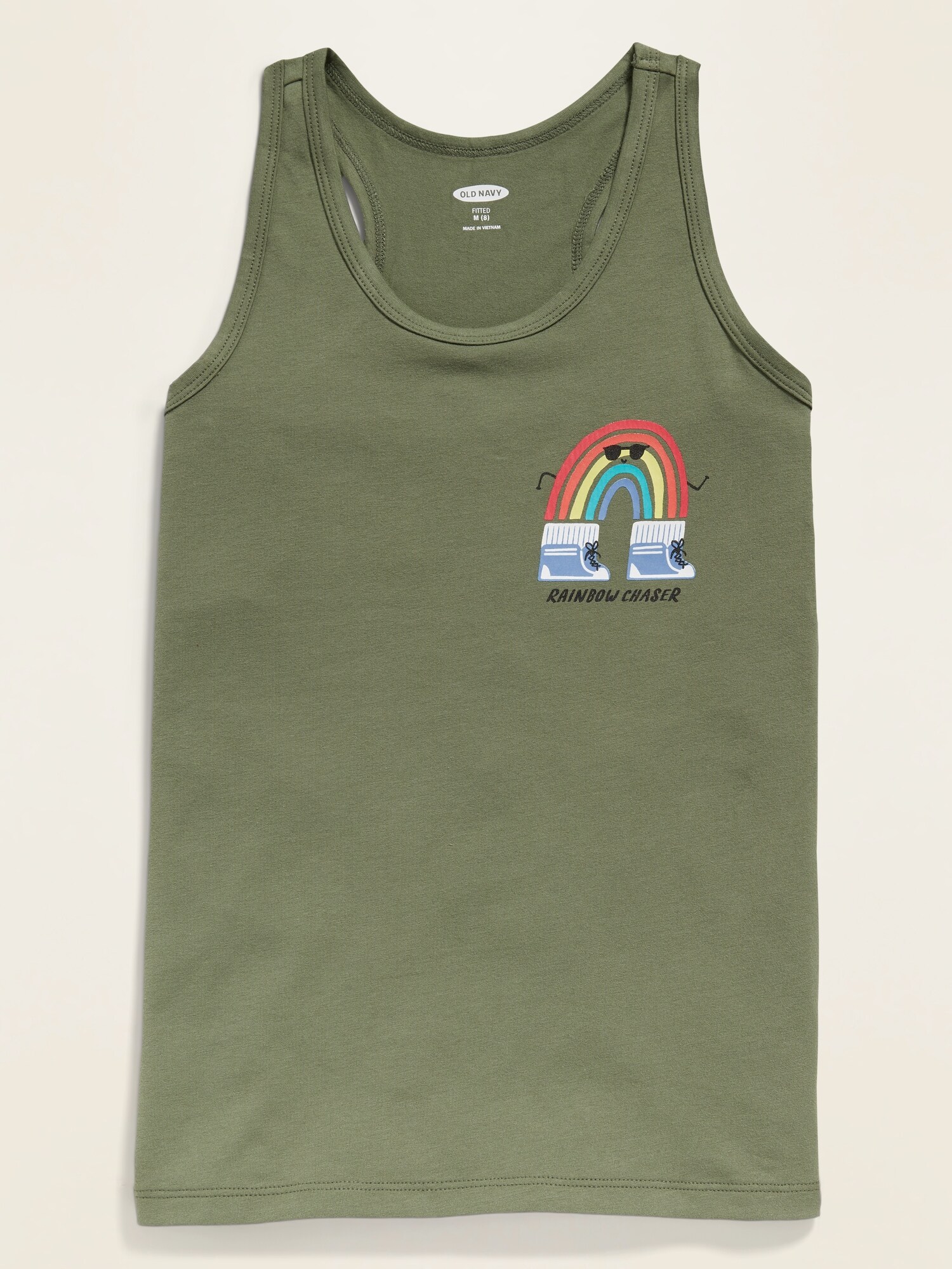 Logo-Graphic Racerback Tank Top for Girls | Old Navy