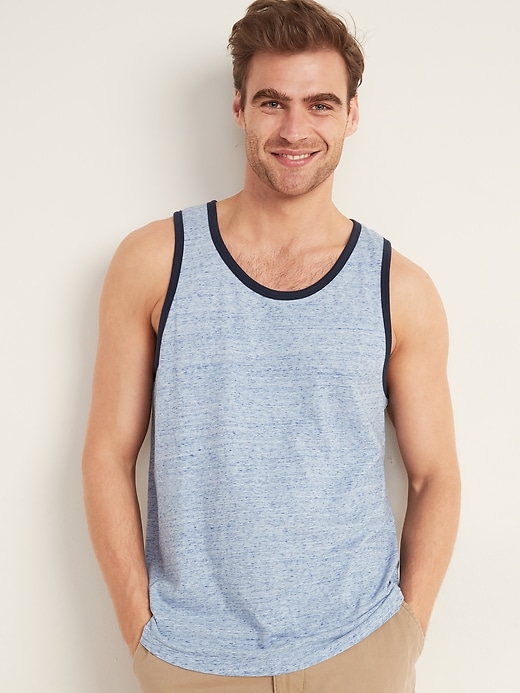 Image number 1 showing, Soft-Washed Jersey Tank Top