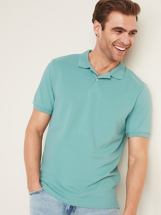 View large product image 1 of 3. Moisture-Wicking Pique Pro Polo