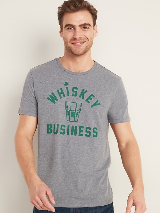 Voir une image plus grande du produit 1 de 1. T-shirt à imprimé de la Saint-Patrick pour homme