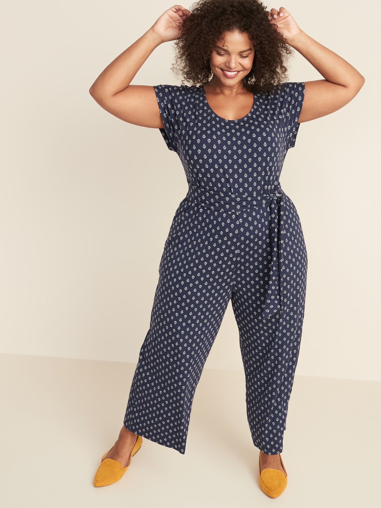 old navy polka dot jumpsuit