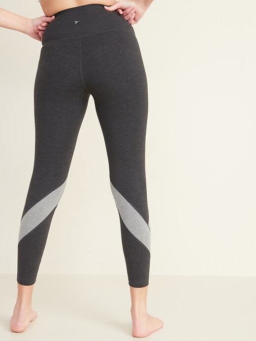View large product image 2 of 3. High-Waisted Balance 7/8 Color-Blocked Leggings