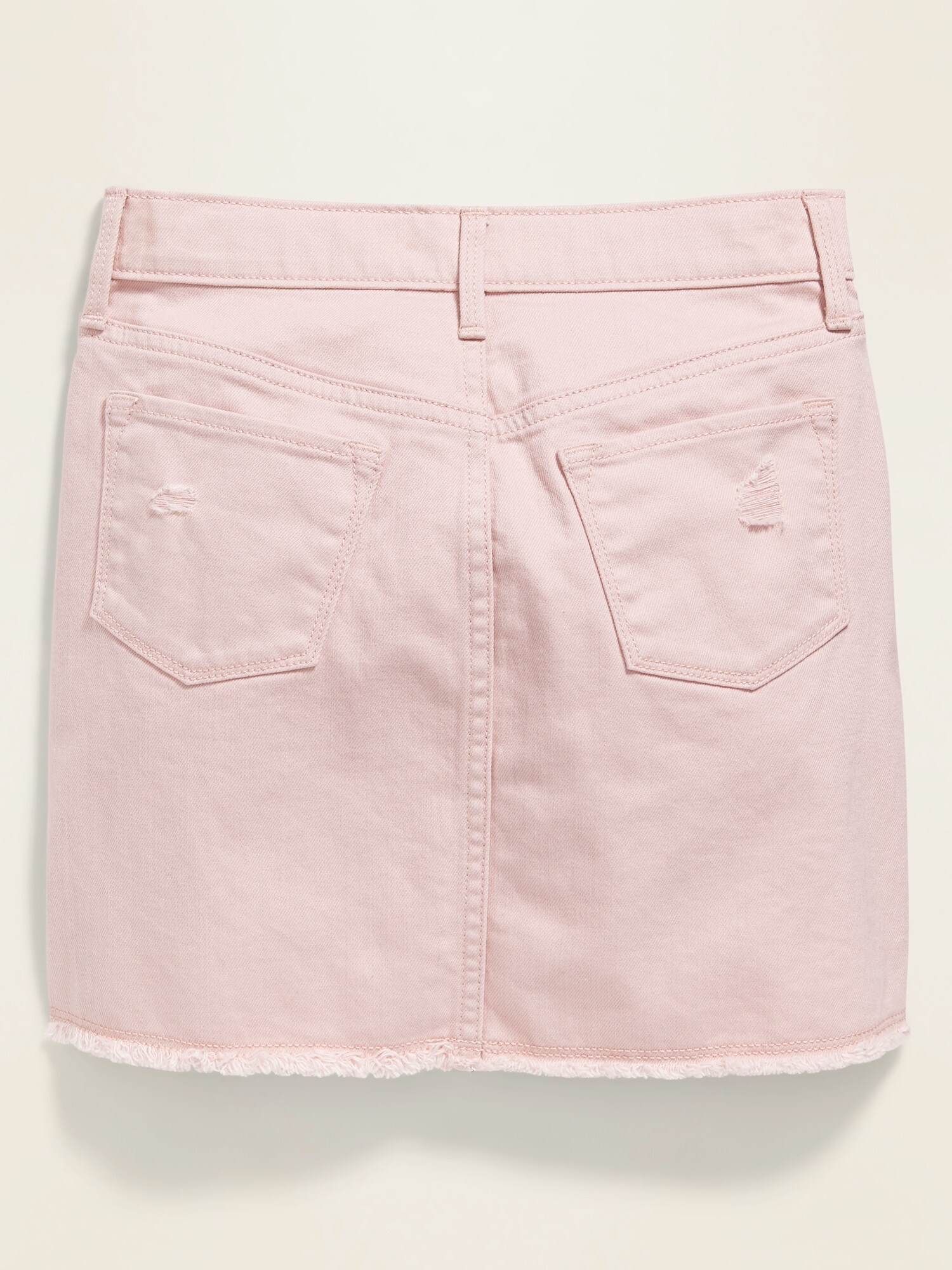 Light pink denim store skirt