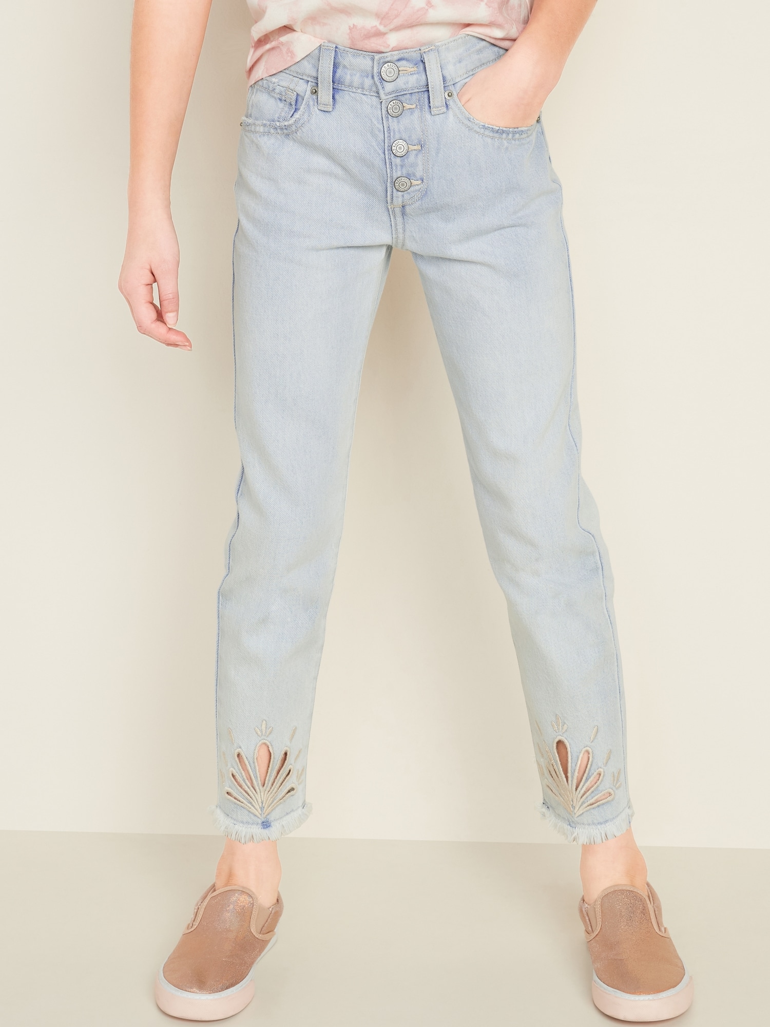 Old navy best sale raw hem jeans