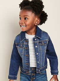 Unisex Stretch Jean Jacket for Toddler 