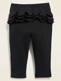 View large product image 3 of 3. Ruffle-Trim Leggings for Baby
