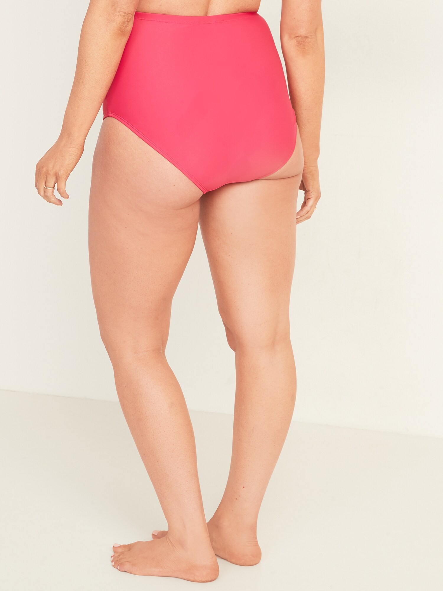 maternity high waisted swim bottoms