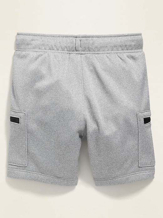 View large product image 2 of 3. French Terry Zip-Pocket Cargo Shorts for Toddler Boys