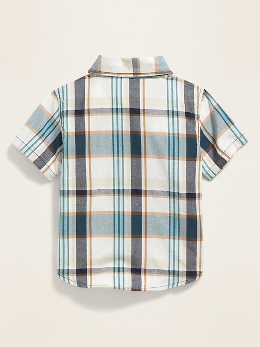 View large product image 2 of 2. Printed Poplin Shirt for Baby