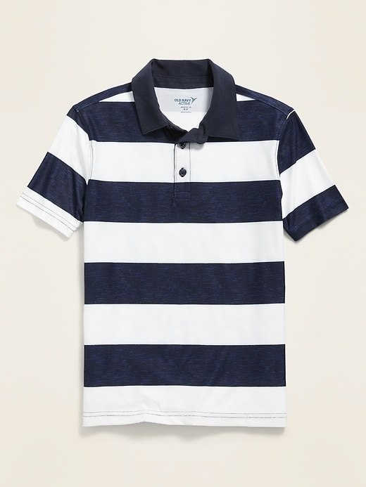 View large product image 1 of 1. Uniform Short-Sleeve Performance Polo For Boys