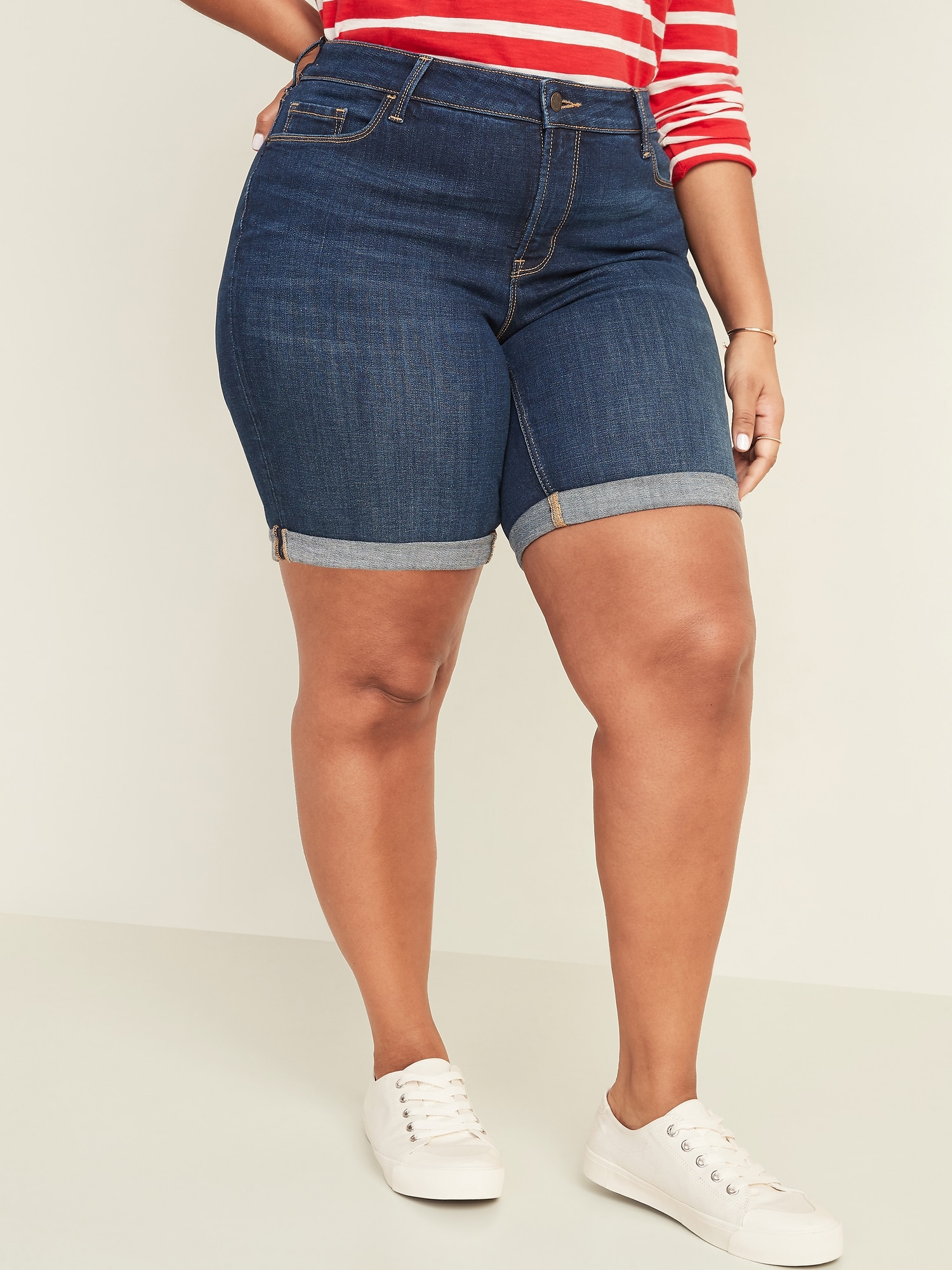 Old navy plus 2024 size jean shorts