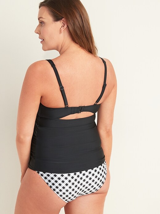 Image number 2 showing, Maternity Twist-Front Tankini Swim Top