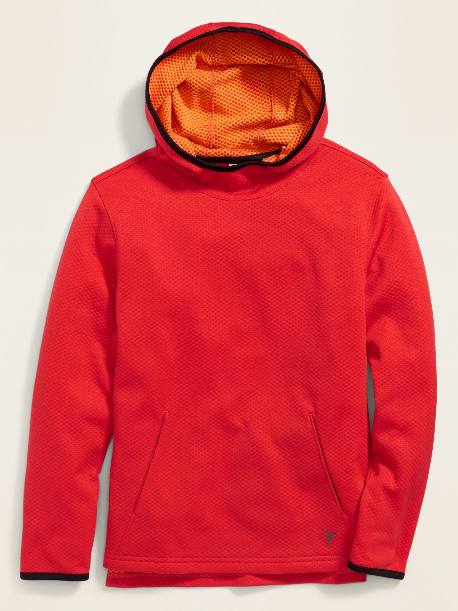 thermal knit hoodie