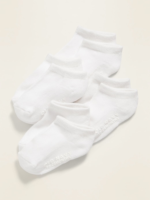 Unisex Ankle Socks 4-Pack For Toddler & Baby