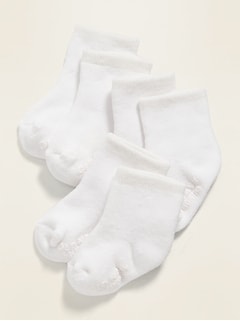 Unisex Crew Socks 3-Pack for Baby