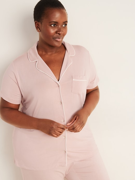 Plus size pajama tops sale