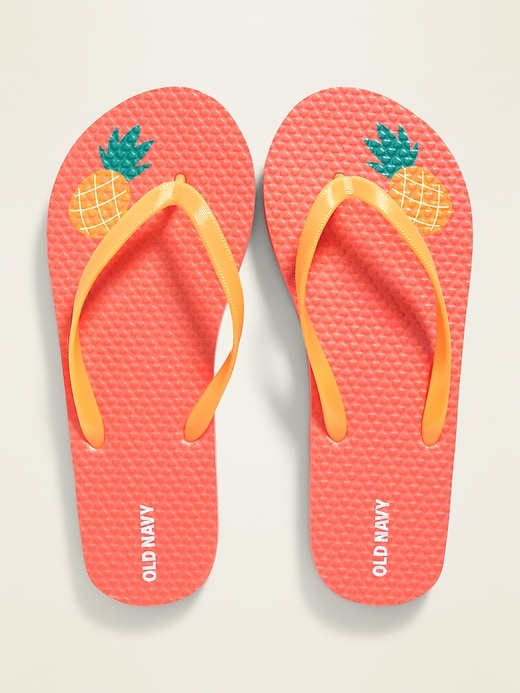 Voir une image plus grande du produit 1 de 1. Sandales de plage à imprimé pour fille