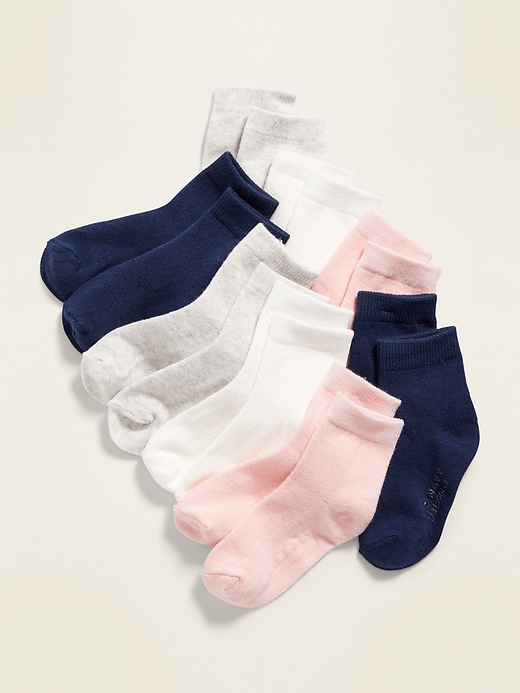 Unisex Crew Socks 8-Pack For Toddler & Baby