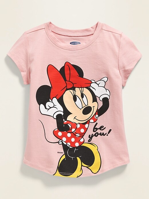 View large product image 1 of 2. Disney&#169 Minnie Mouse "Be You!" Tee for Toddler Girls