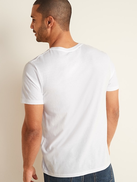 Image number 3 showing, Soft-Washed V-Neck T-Shirt 3-Pack