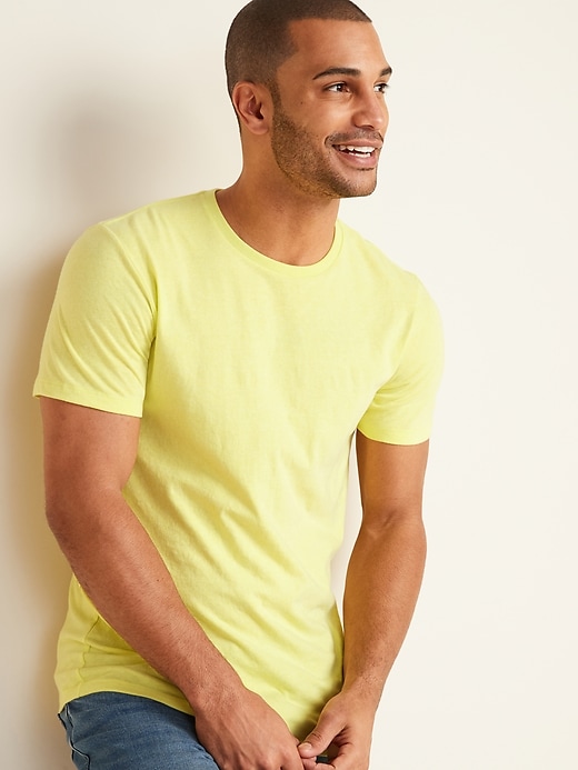 View large product image 1 of 1. Soft-Washed Crew-Neck Short-Sleeve Tee
