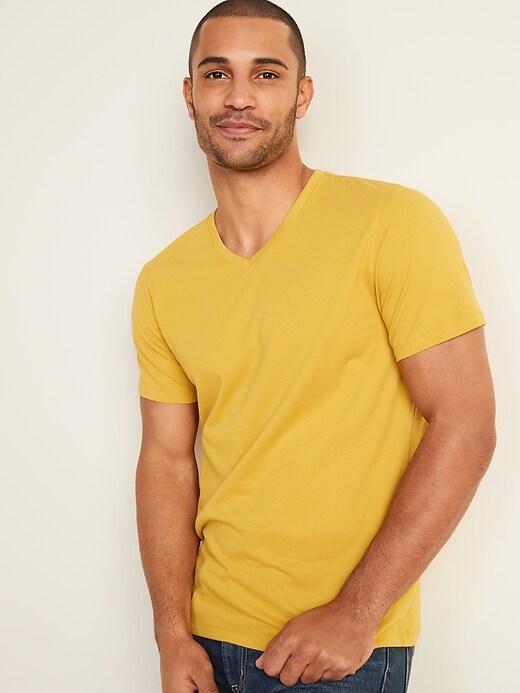 View large product image 1 of 3. Soft-Washed V-Neck Tee