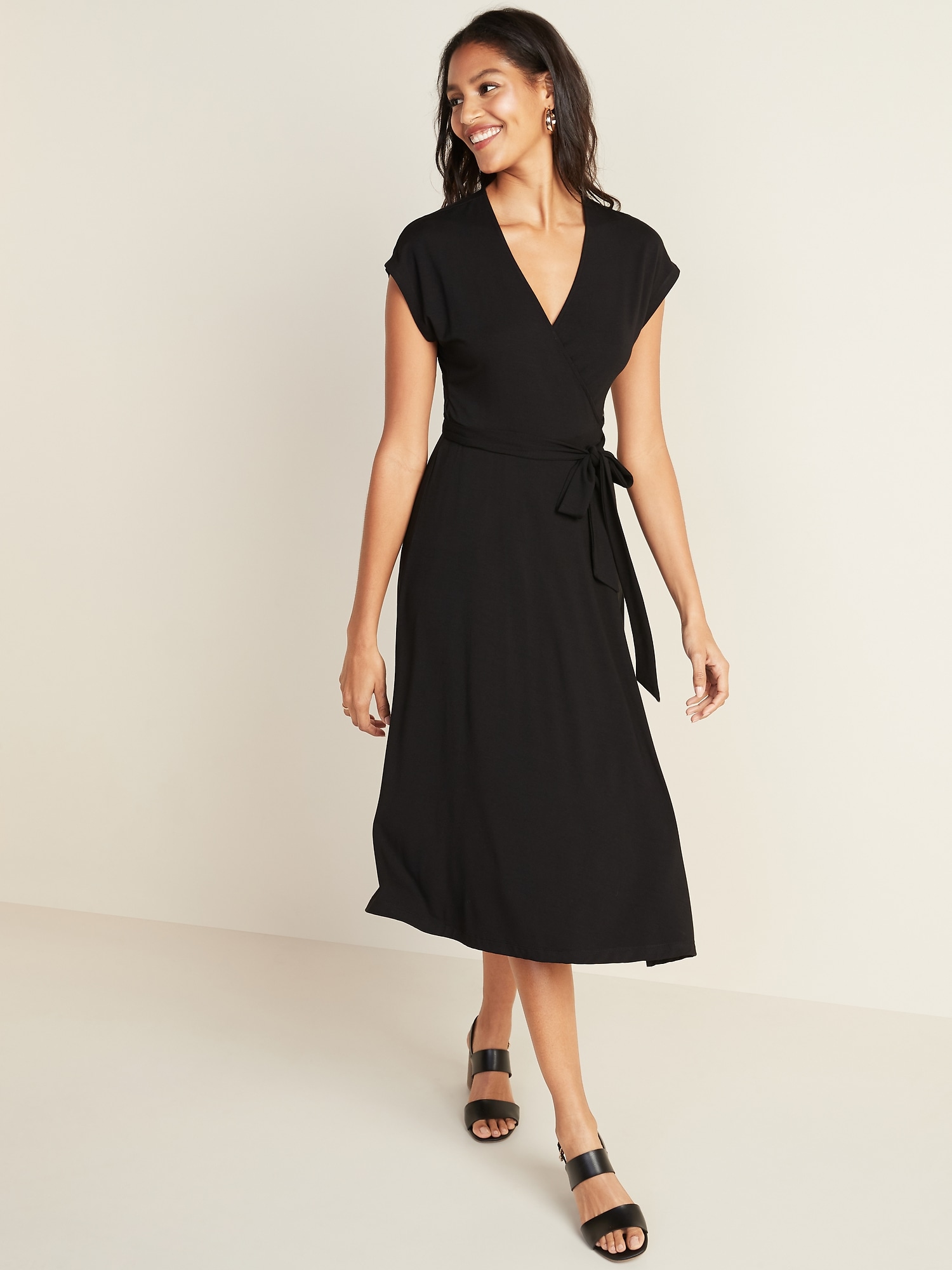 Dolman sleeve hotsell wrap dress