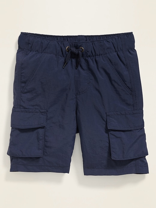 View large product image 1 of 1. Dry-Quick Nylon Cargo Jogger Shorts for Toddler Boys