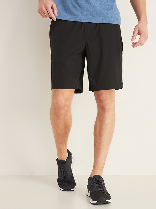 View large product image 1 of 3. StretchTech Go-Dry Shade Jogger Shorts -- 9-inch inseam