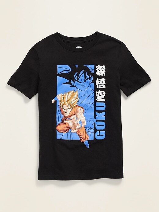 Voir une image plus grande du produit 1 de 2. T-shirt unisexe à imprimé Goku de Dragon Ball ZMC pour enfant