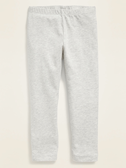 Full-Length Leggings for Toddler Girls - Gray