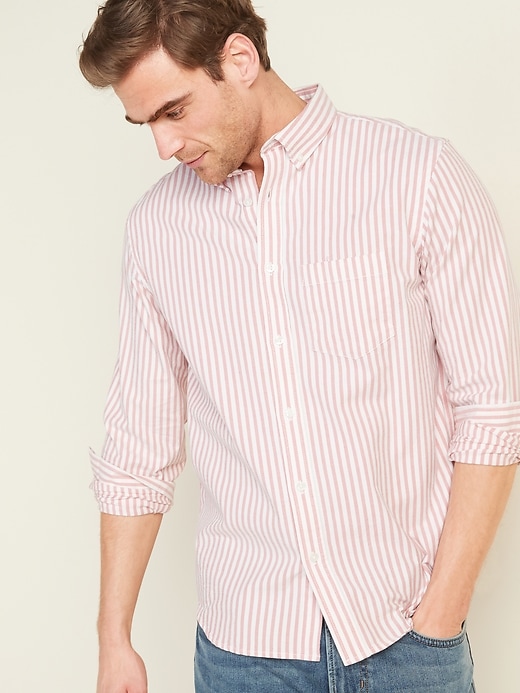 View large product image 1 of 1. Regular-Fit Built-In Flex Everyday Oxford Shirt
