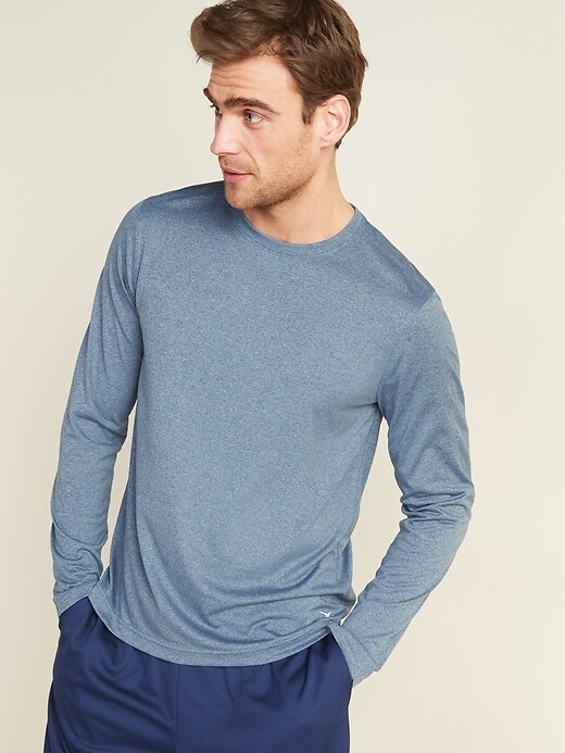 Voir une image plus grande du produit 1 de 1. T-shirt Core Go-Dry Cool à contrôle des odeurs à manches longues pour homme