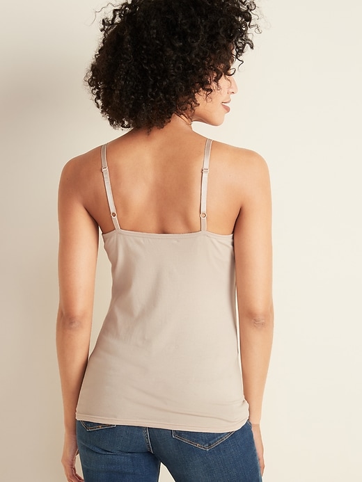 Image number 2 showing, Maternity Fitted First-Layer Nursing Cami