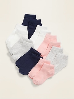 Unisex Ankle Socks 8-Pack For Toddler & Baby