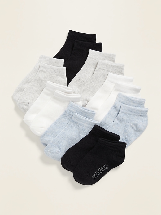 View large product image 1 of 1. Unisex Ankle Socks 8-Pack For Toddler & Baby
